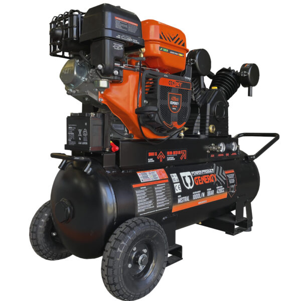 Compresor Mistral 1000 L/M 8 BAR Arranque Eléctrico - Imagen 2