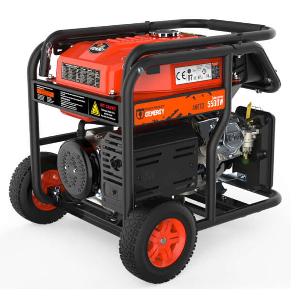 Generador 5500W-230V Gasolina Arranque Manual Modelo Aneto - Imagen 2