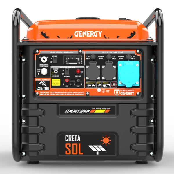 Generador 7500W-230V Inverter Arranque Automático Apoyo Solar Modelo Creta-SOL - Imagen 4