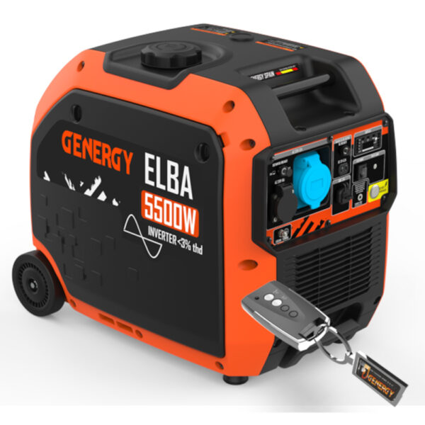 Generador 5500W-230V Inverter Arranque Eléctrico Control Remoto Modelo Elba RC