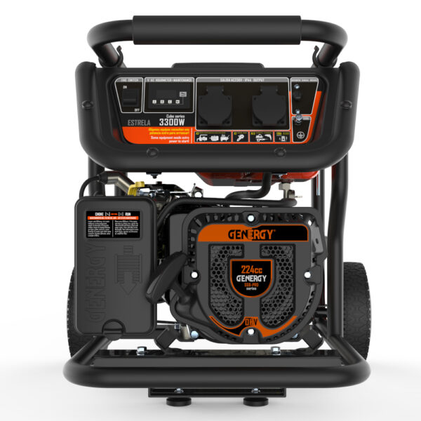 Generador 3300W-230V Gasolina Arranque Manual Modelo Estrela - Imagen 3