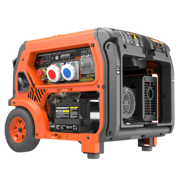Generador 7000W-400V 6500W-230V Gasolina Trifásico Arranque Eléctrico Modelo Formigal-S - Imagen 2