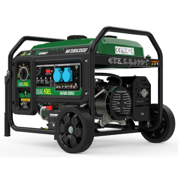 Generador 3300W-230V Gas y Gasolina Arranque Eléctrico Modelo Natura 3500 - Imagen 2