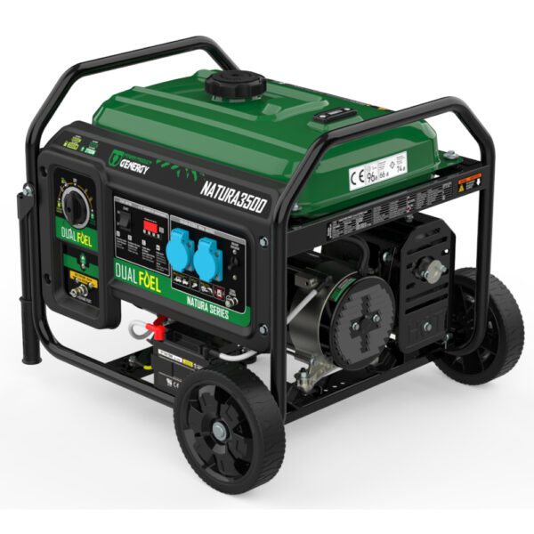Generador 3300W-230V Gas y Gasolina Arranque Eléctrico Modelo Natura 3500 - Imagen 4