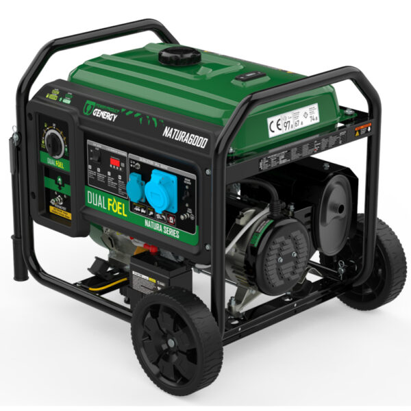 Generador 5500W-230V Gas y Gasolina Arranque Eléctrico Modelo Natura 6000 - Imagen 4