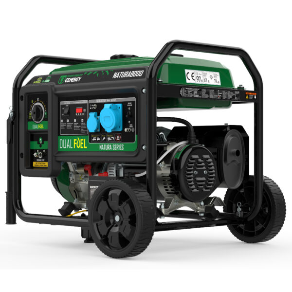 Generador 8500W-230V Gas y Gasolina Arranque Eléctrico Modelo Natura 8000 - Imagen 2
