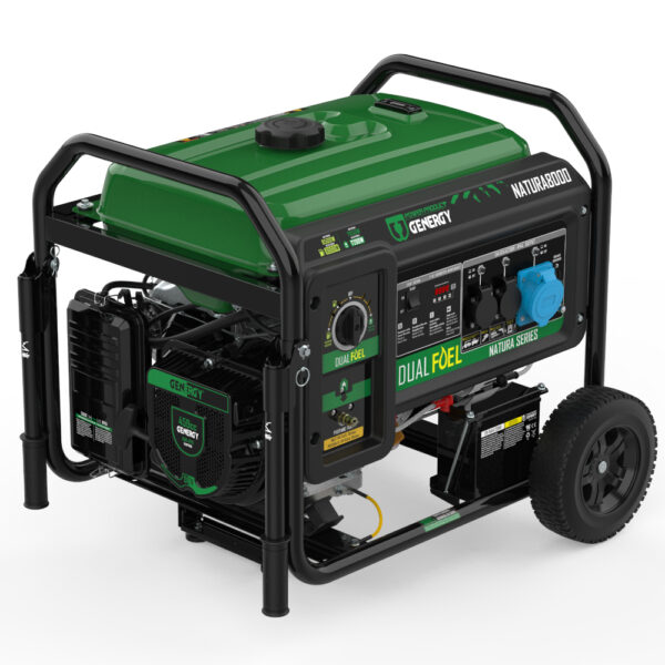 Generador 8500W-230V Gas y Gasolina Arranque Eléctrico Modelo Natura 8000 - Imagen 3