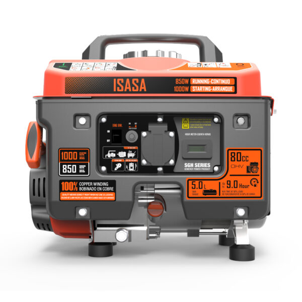 Generador 1000W-230V Gasolina Arranque Manual Modelo Isasa - Imagen 2