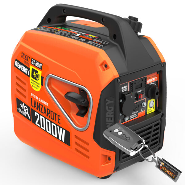 Generador 2000W-230V Inverter Arranque Eléctrico Control Remoto Modelo Lanzarote RC