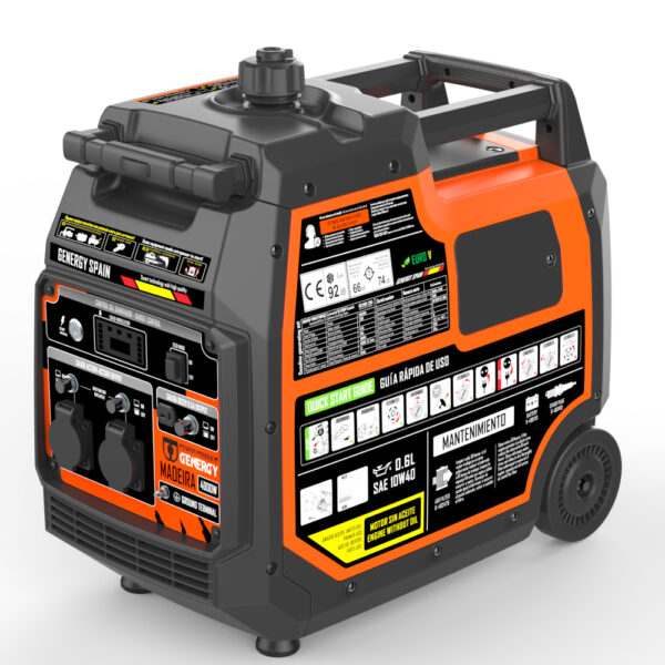 Generador 4000W-230V Inverter Arranque Eléctrico Modelo Madeira - Imagen 2