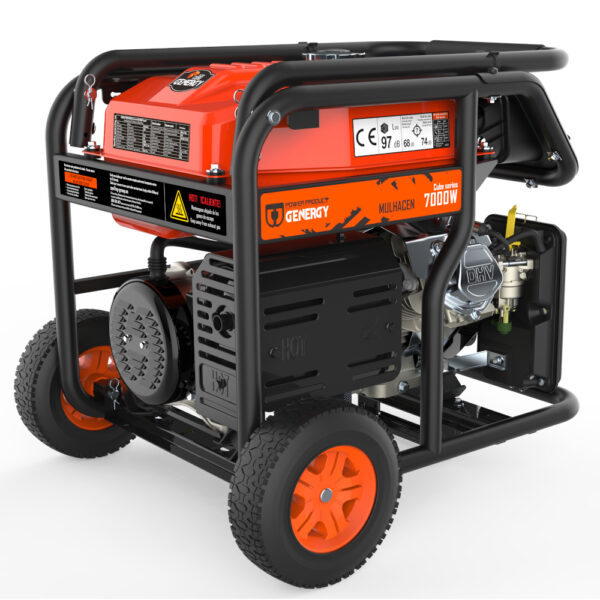 Generador 7000W-230V Gasolina Arranque Manual Modelo Mulhacen - Imagen 2