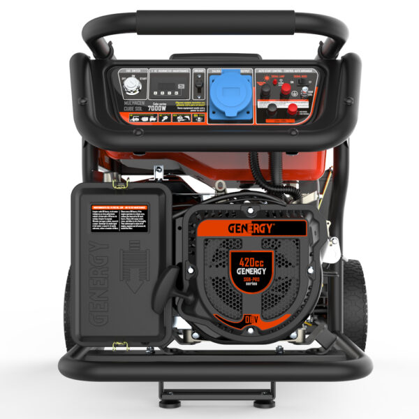 Generador 7000W-230V Gasolina Arranque Automático Apoyo Solar Modelo Mulhacen-SOL - Imagen 3