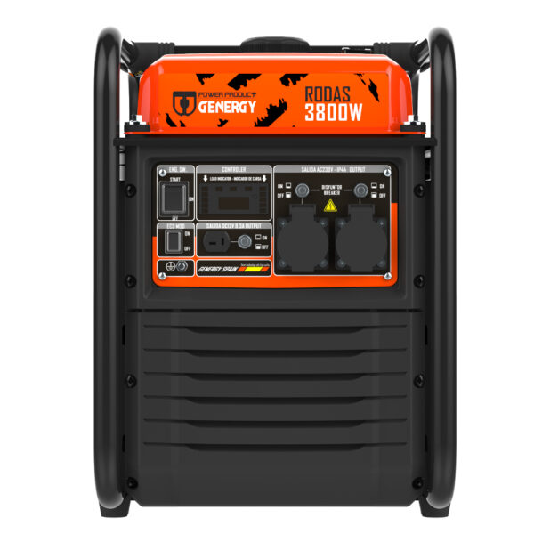 Generador 3800W-230V Inverter Arranque Eléctrico Modelo Rodas - Imagen 4