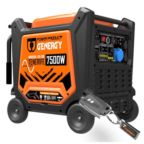 Generador 7500W-230V Inverter Arranque Eléctrico Control Remoto Modelo Tenerife II RC