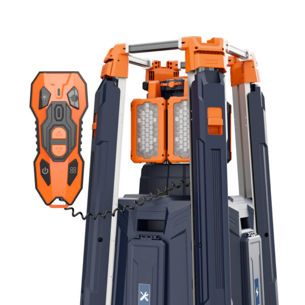 Torre Telescópica de Iluminación Portátil DIRECT-500-XL 52000 lumens 5,3 metros - Imagen 2