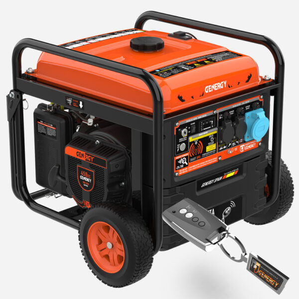 Generador 7500W-230V Inverter Arranque Eléctrico Control Remoto Modelo Creta-RC