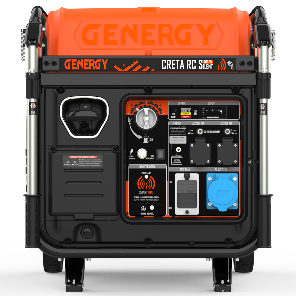 Generador Creta RC Silent 7500W-230V Inverter Silencioso Control Remoto - Imagen 5