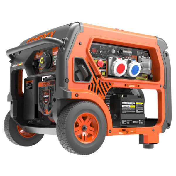 Generador 7000W-400V 6500W-230V Gasolina Trifásico Arranque Eléctrico Modelo Formigal-S