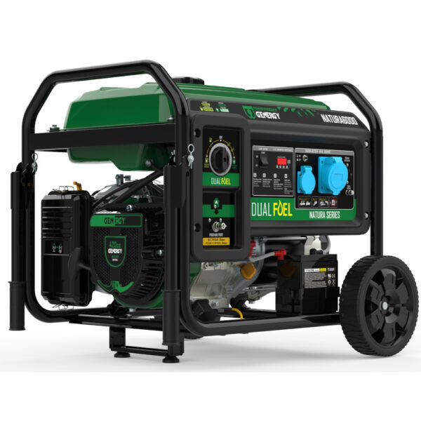 Generador 5500W-230V Gas y Gasolina Arranque Eléctrico Modelo Natura 6000