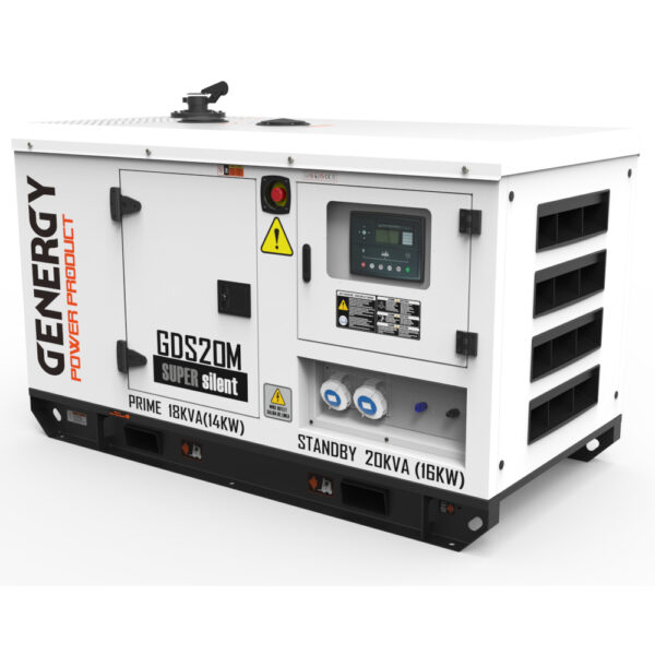 Generador 20kVA 16.000W 230V Diesel Modelo GDS20M