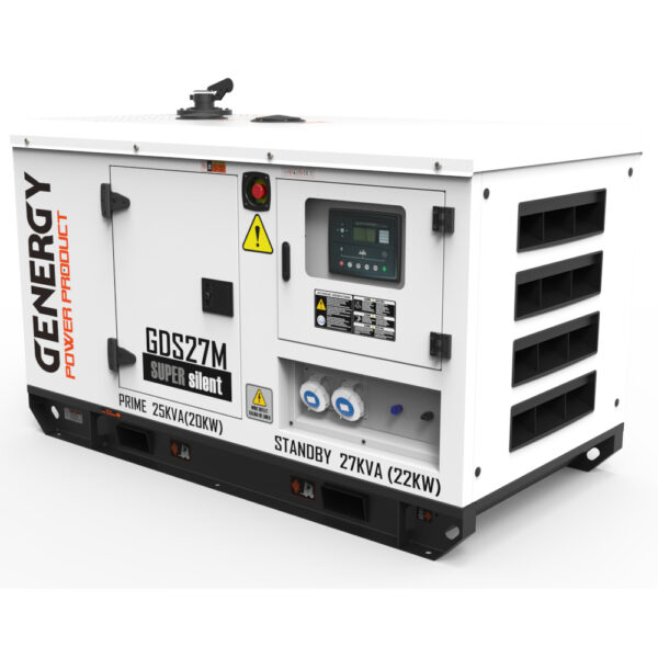 Generador 27kVA 22.000W 230V Diesel Modelo GDS27M
