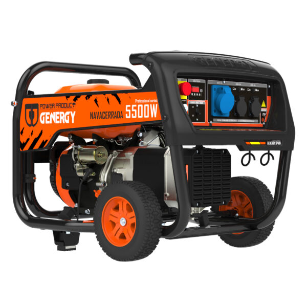 Generador 5500W-230V Gasolina Arranque Eléctrico Modelo Navacerrada