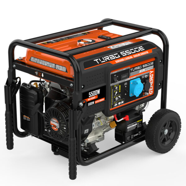Generador Turbo 5500E Gasolina 5500W 230V Arranque Eléctrico
