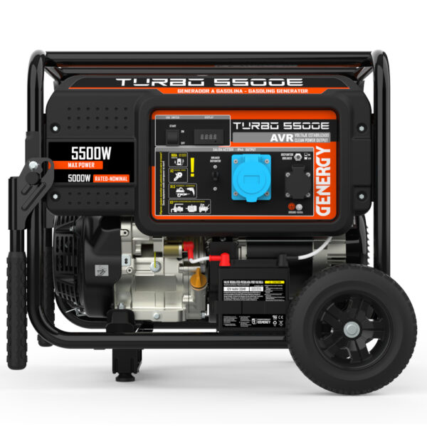 Generador Turbo 5500E Gasolina 5500W 230V Arranque Eléctrico - Imagen 3