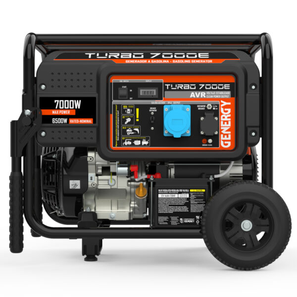 Generador Turbo 7000E Gasolina 7000W 230V Arranque Eléctrico - Imagen 3