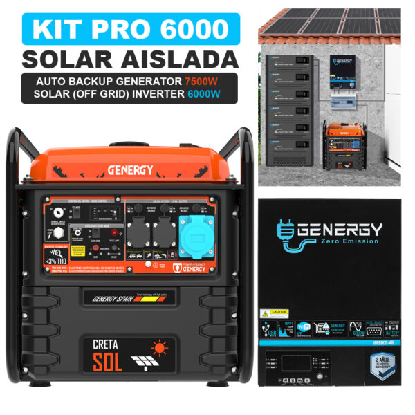 Kit Solar Genergy Pro 6000 (Creta-SOL + IFR6000)