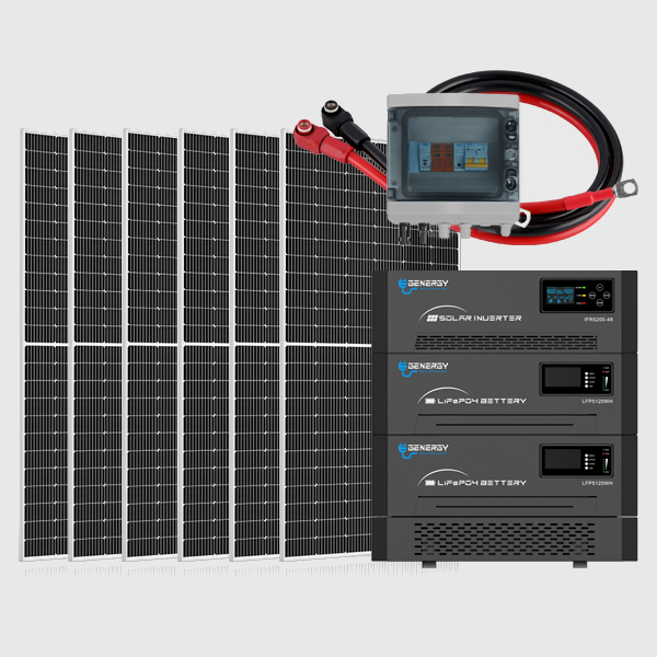 Plan Solar Sirius -> Inversor 5200W + Batería LFP 10,24kWH + Paneles 4,4 kW + Caja Protecciones + Cableado