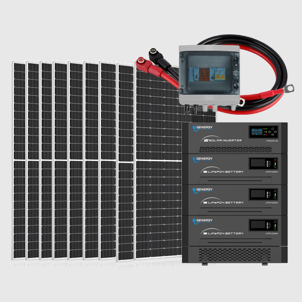 Plan Solar Vega -> Inversor 5200W + Batería LFP 15,36kWH + Paneles 6kW + Caja Protecciones + Cableado