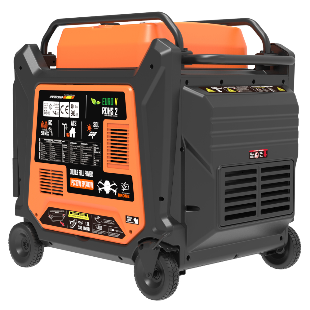 Generador trifásico 13000W 400V / 230V Inverter Silencioso Bali RC-SOL-ATS - Imagen 2