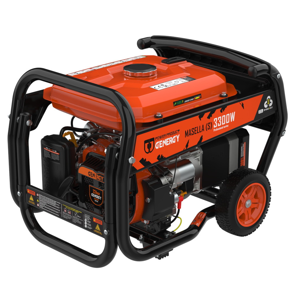 Generador 3300W 230V Arranque eléctrico Modelo Masella-S - Imagen 2