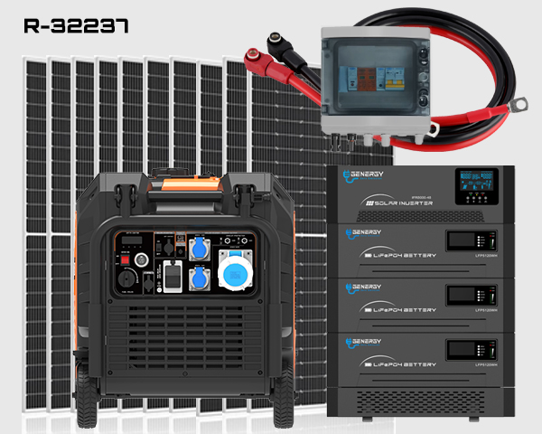 Plan Solar Sigma Backup-B -> Generador Java + Inversor 8000W + Batería LFP 15,36kWH + Paneles 6,6kW + Caja Protecciones + Cableado